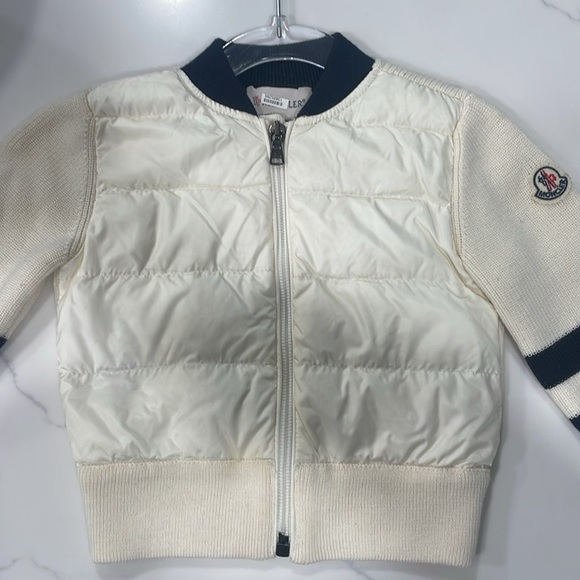 Used authentic Moncler toddler knit jacket in Sz 12-18 months - Picture 5 of 5